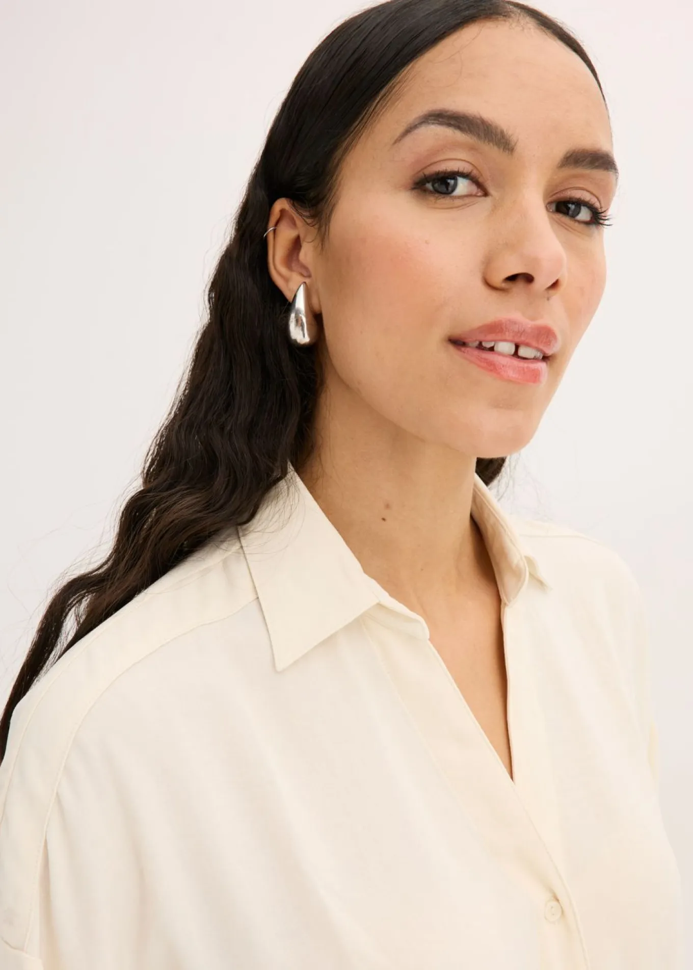 Blusa de crepé ligero