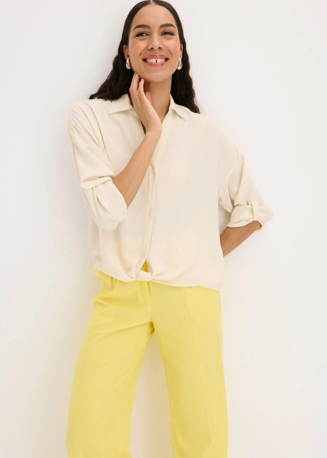 Blusa de crepé ligero
