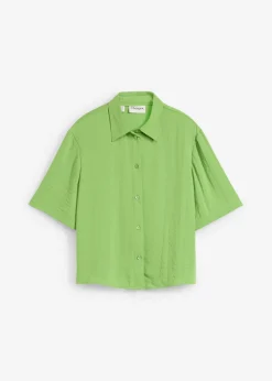 Blusa de crepé ligero con corte boxy