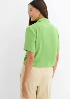 Blusa de crepé ligero con corte boxy
