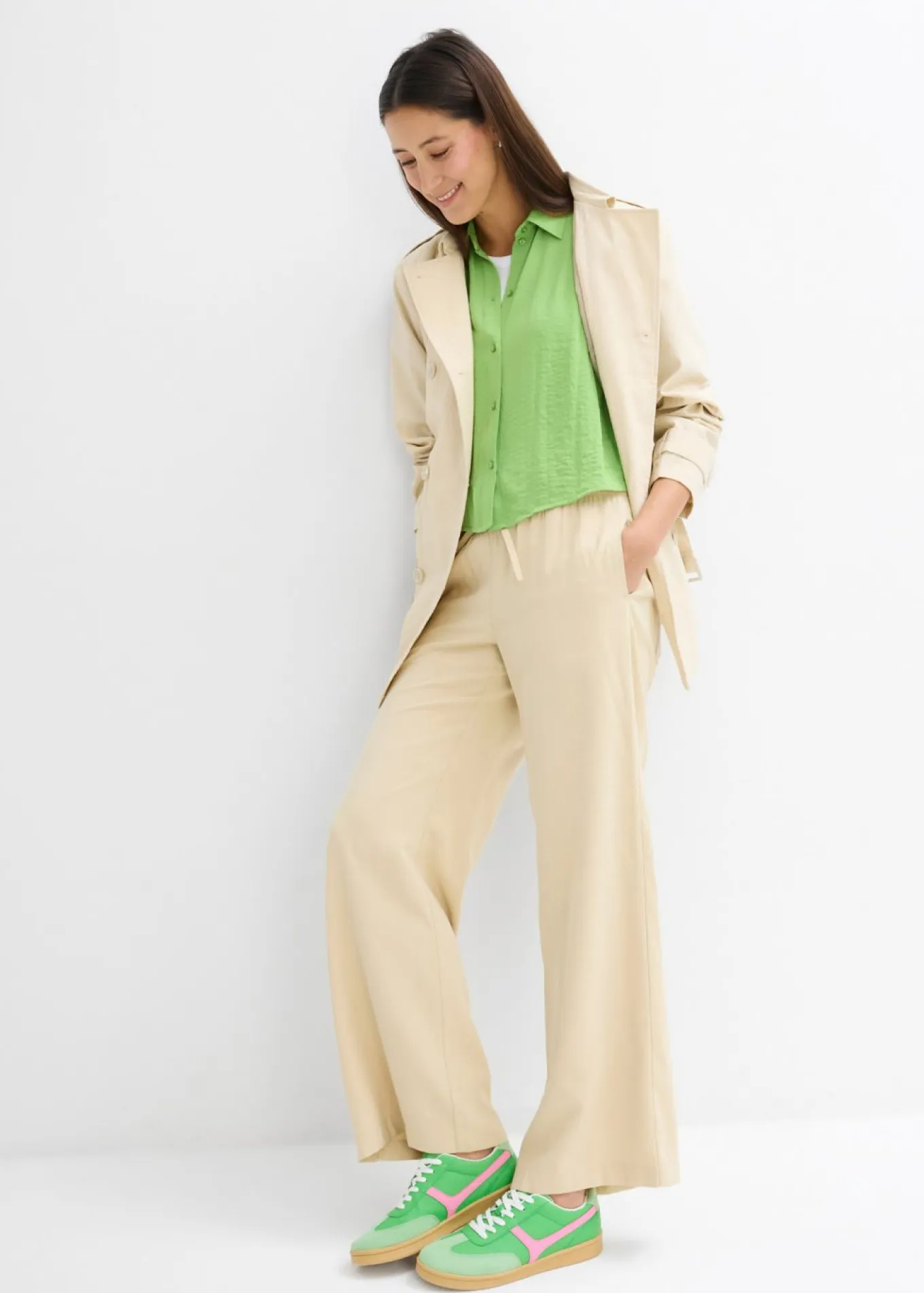 Blusa de crepé ligero con corte boxy