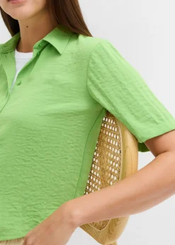 Blusa de crepé ligero con corte boxy