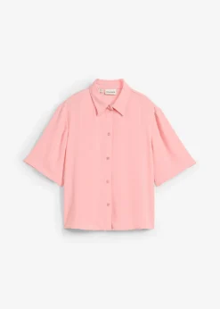 Blusa de crepé ligero con corte boxy