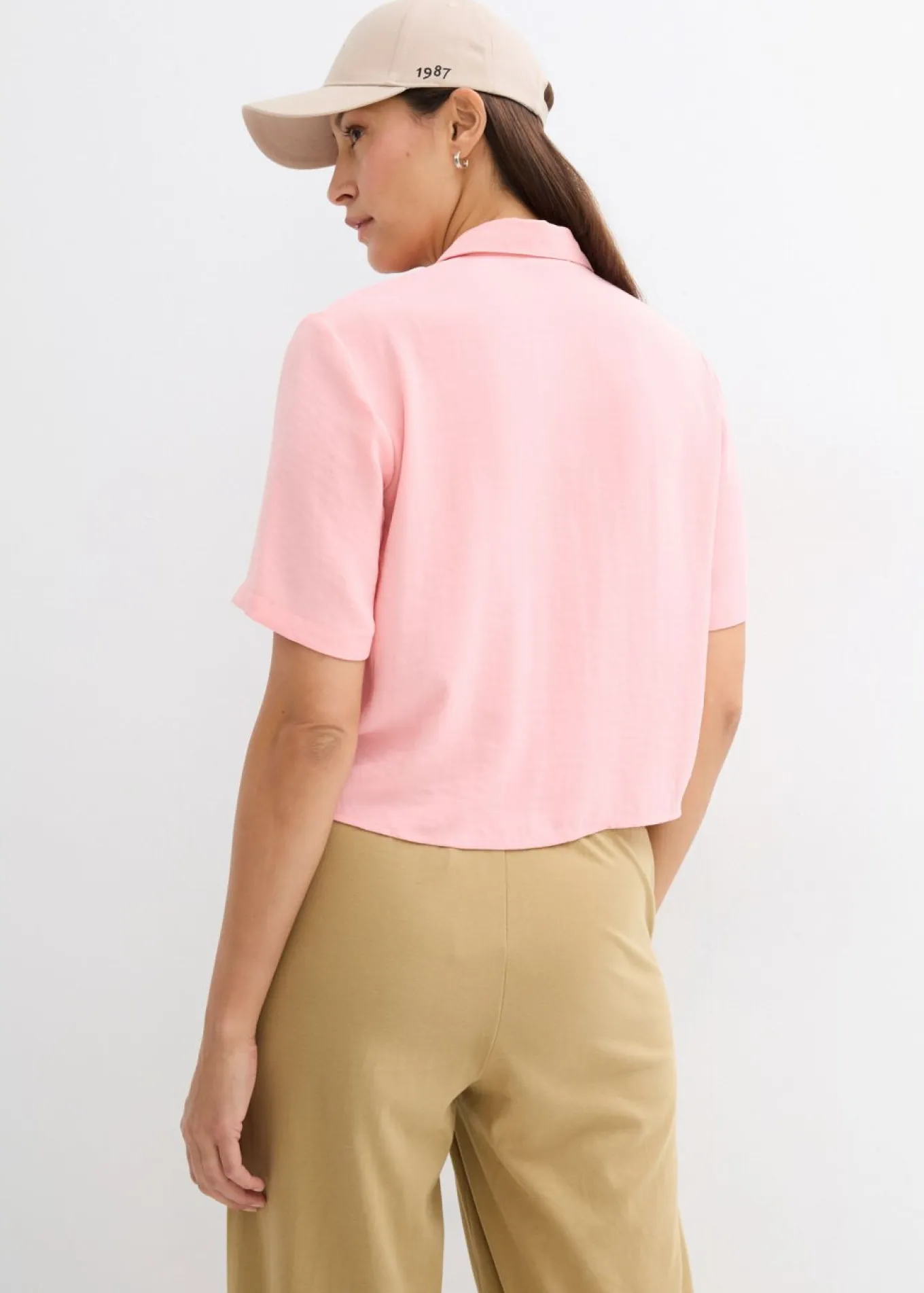 Blusa de crepé ligero con corte boxy