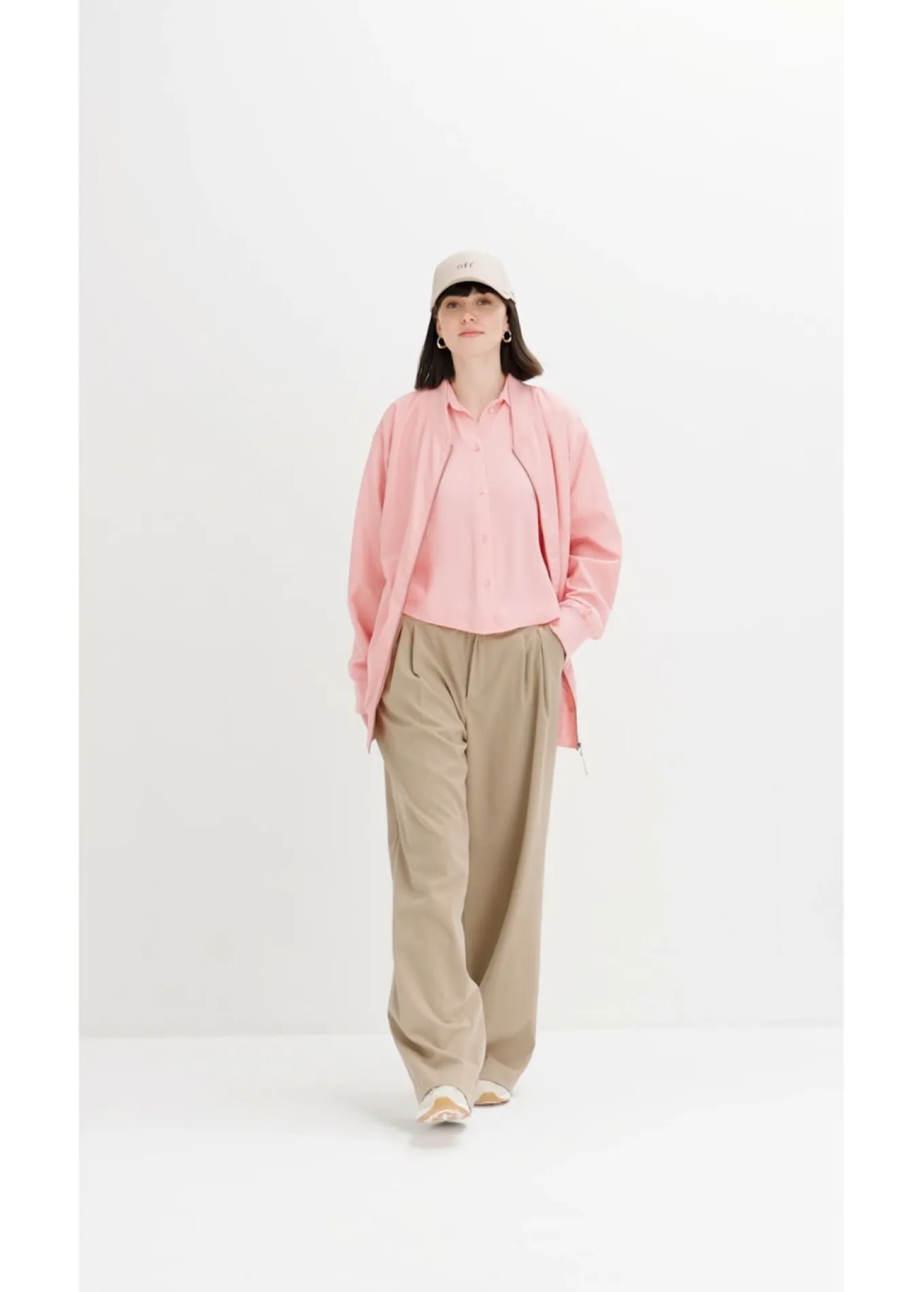 Blusa de crepé ligero con corte boxy