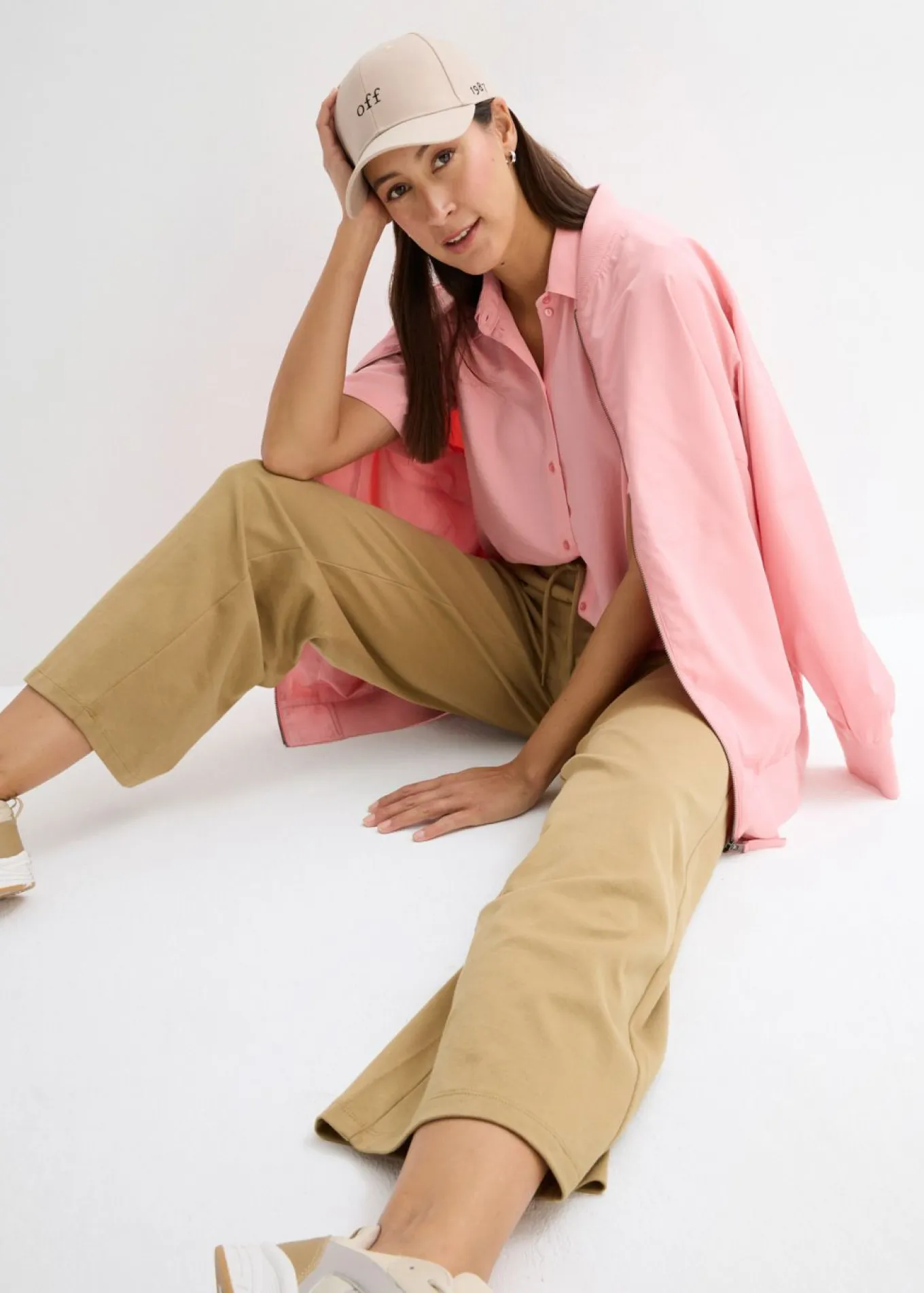 Blusa de crepé ligero con corte boxy
