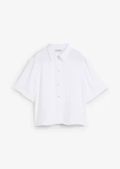 Blusa de crepé ligero con corte boxy