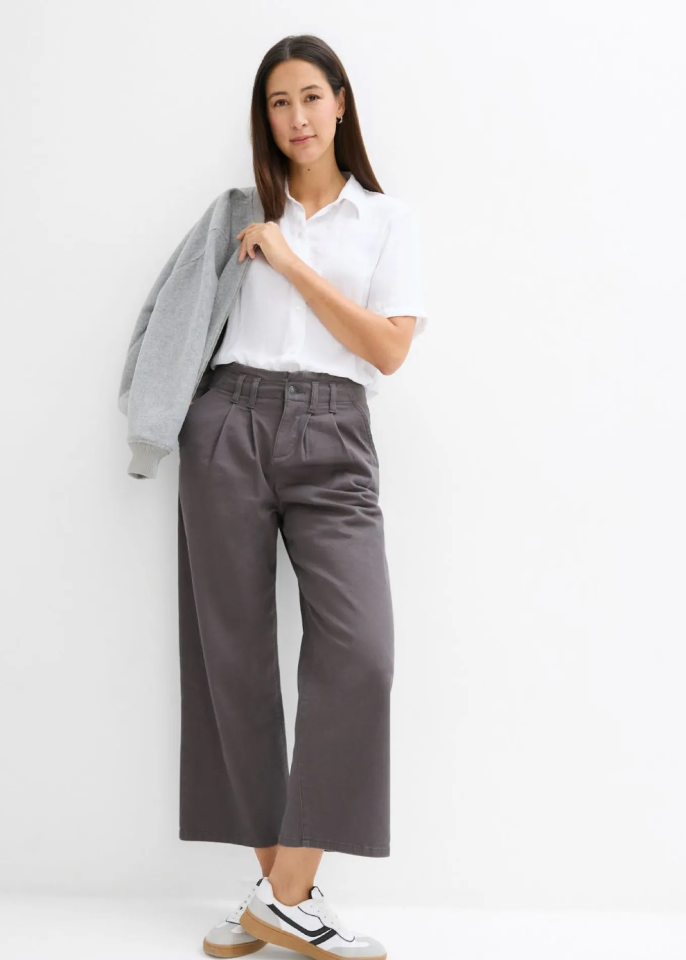 Blusa de crepé ligero con corte boxy