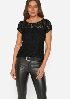 Blusa de encaje