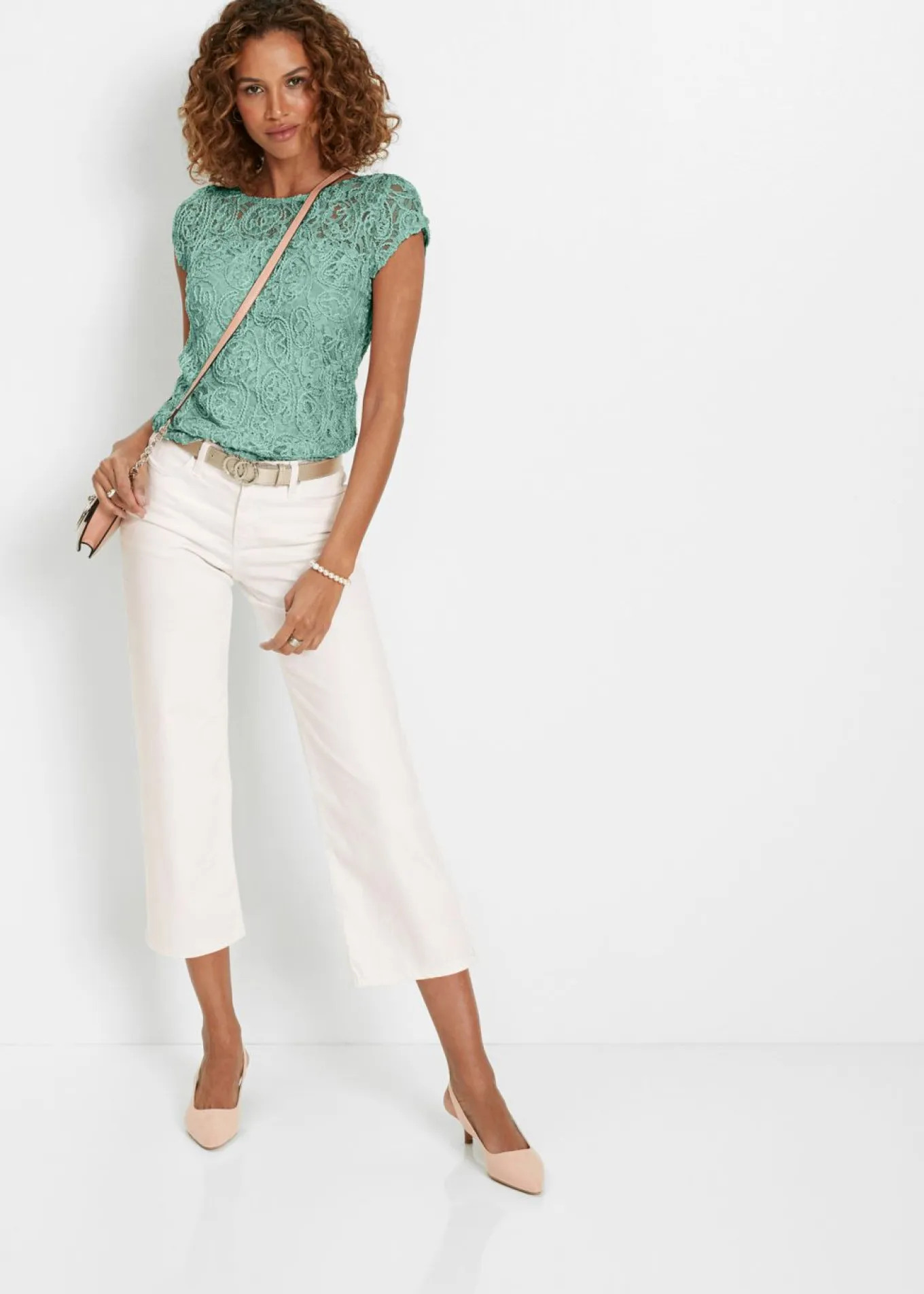 Blusa de encaje