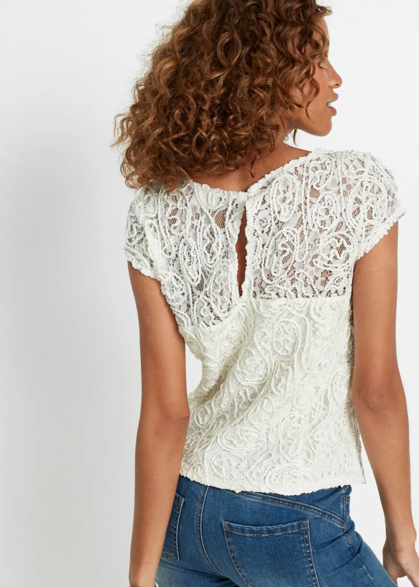 Blusa de encaje
