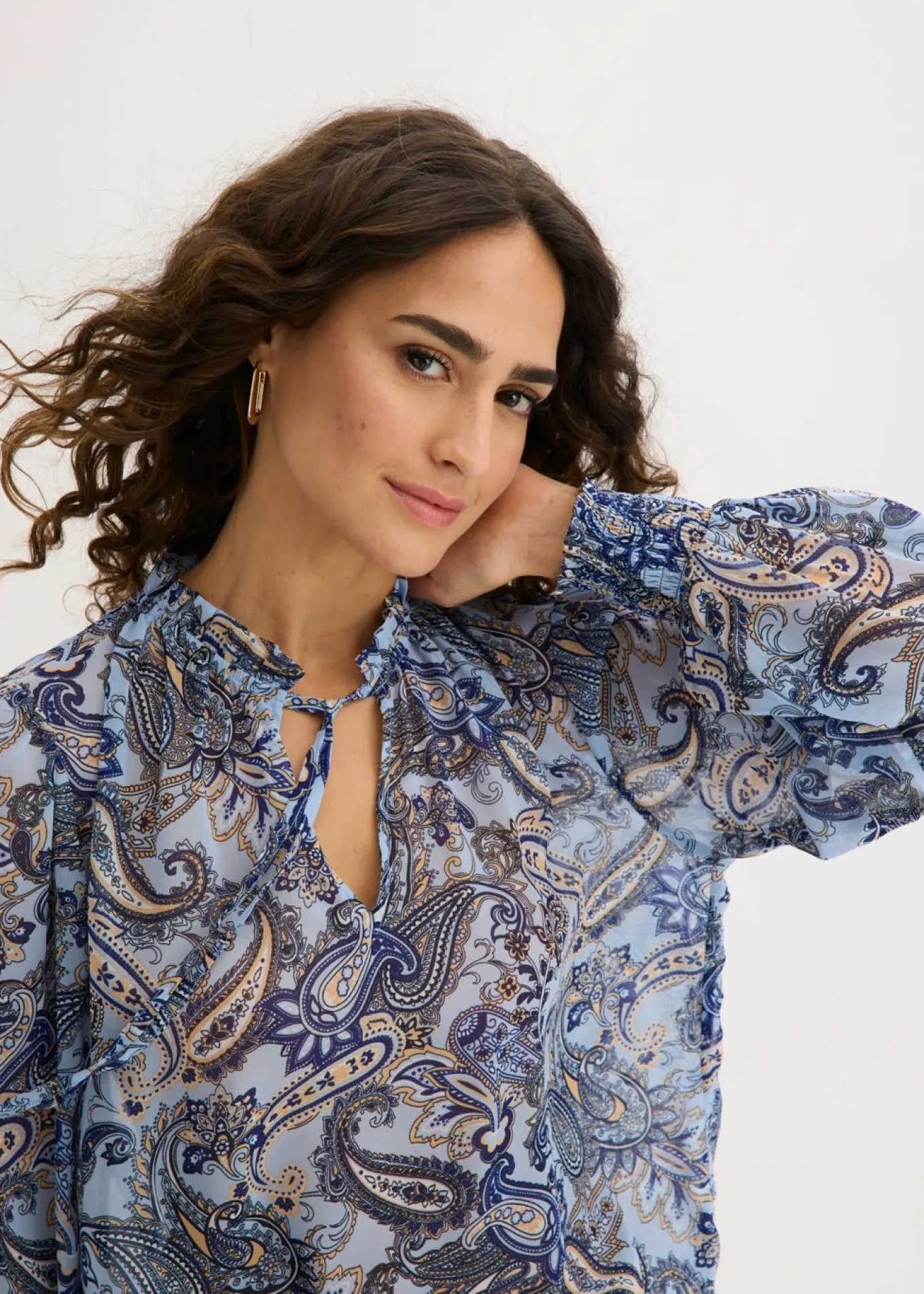 Blusa de gasa