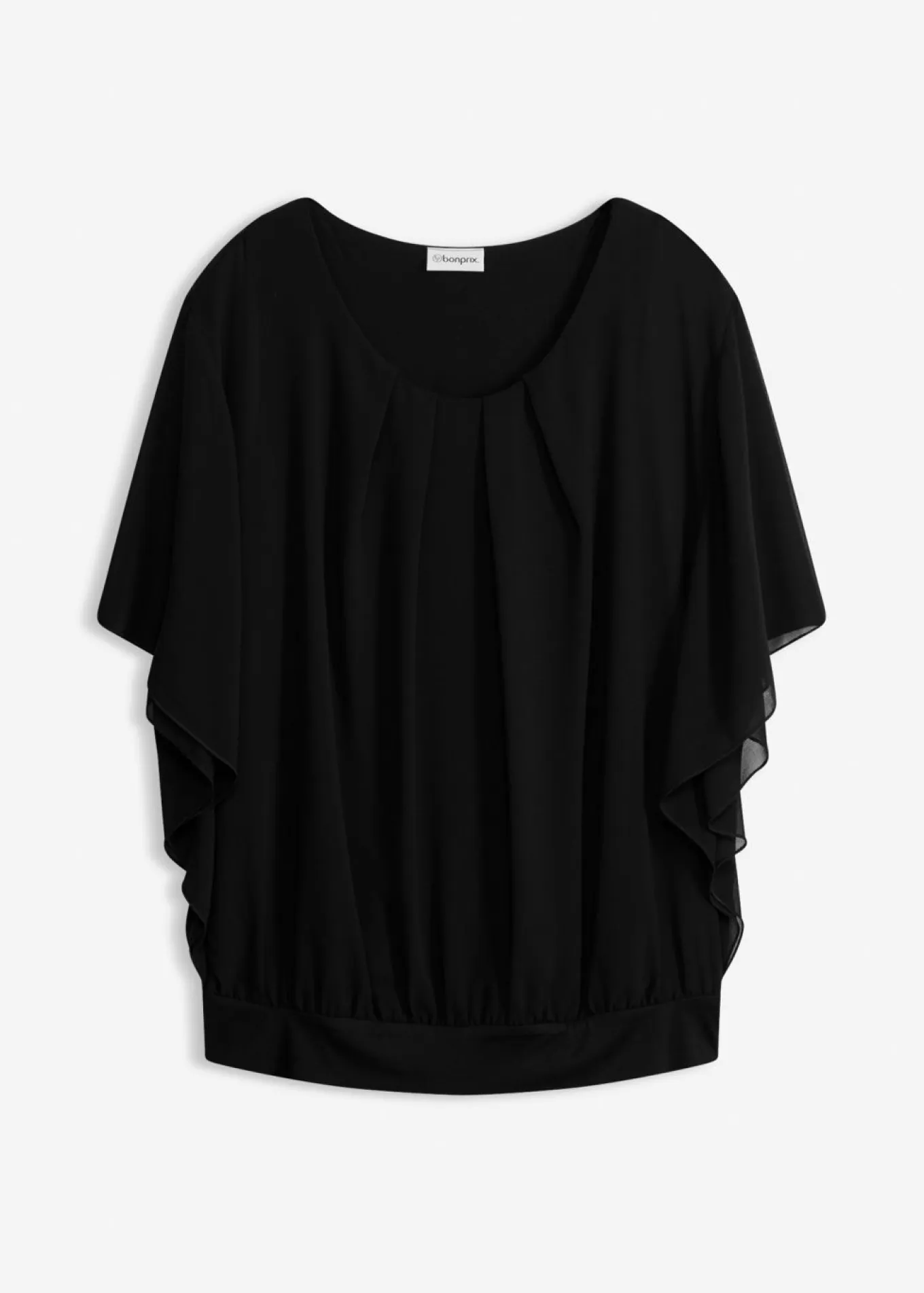 Blusa de gasa con camiseta interior