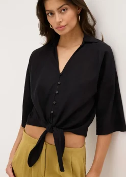 Blusa de lino