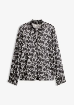 Blusa de malla fina