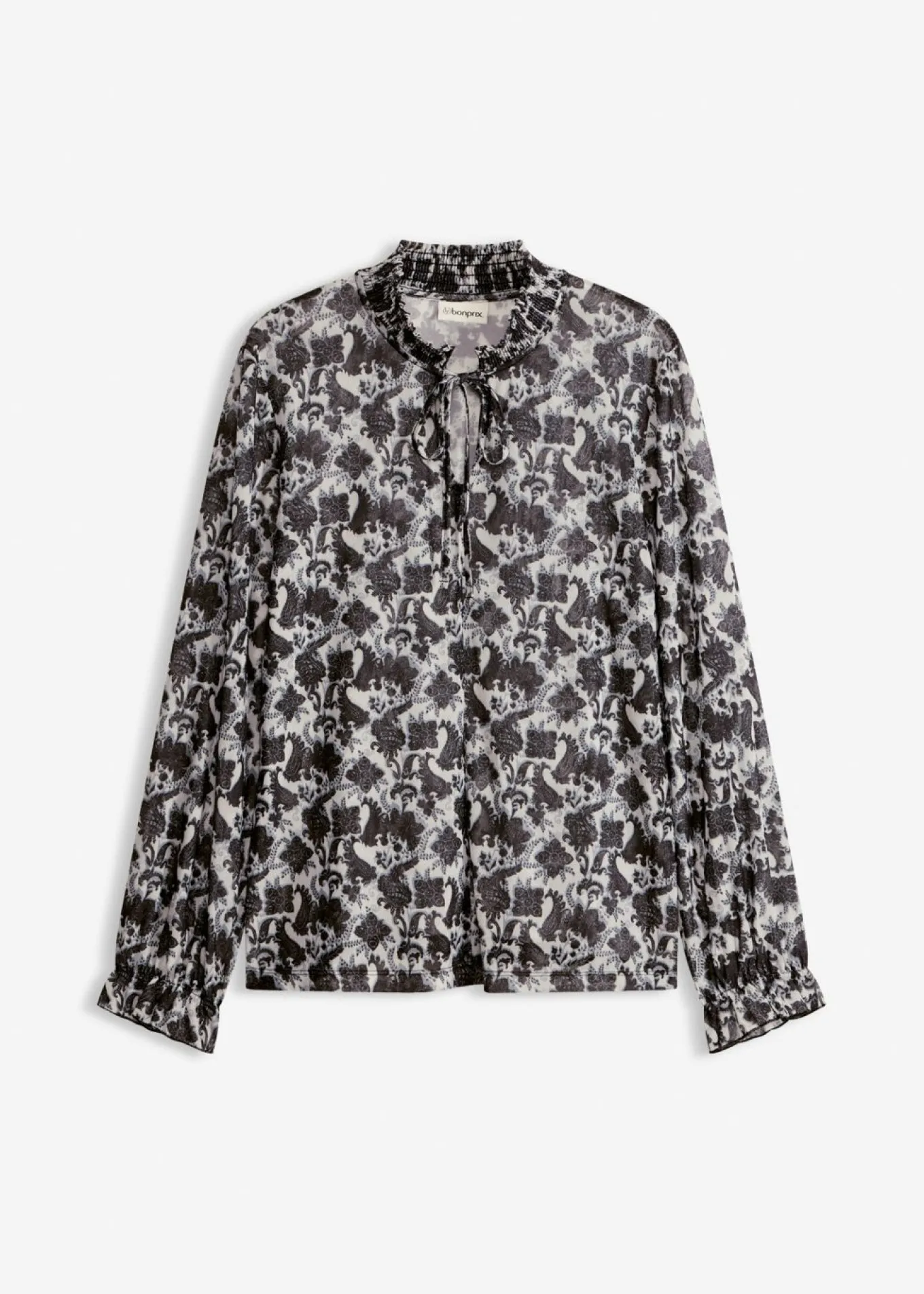 Blusa de malla fina