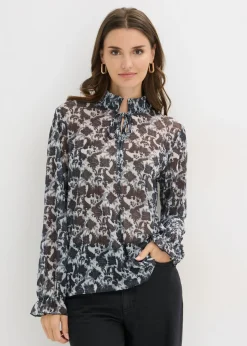Blusa de malla fina