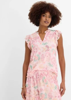 Blusa de malla suave