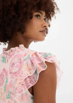 Blusa de malla suave