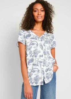 Blusa de manga corta