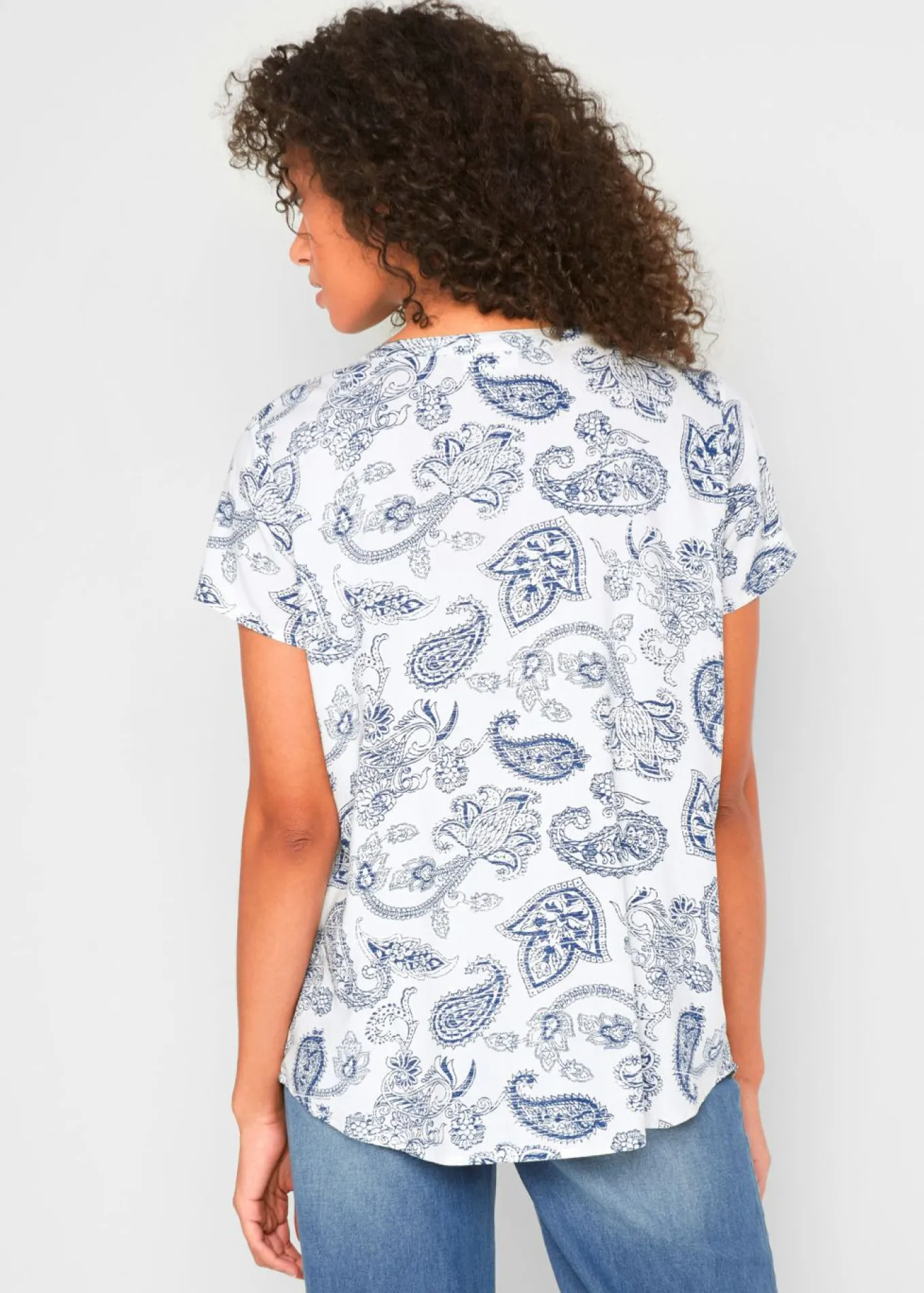 Blusa de manga corta