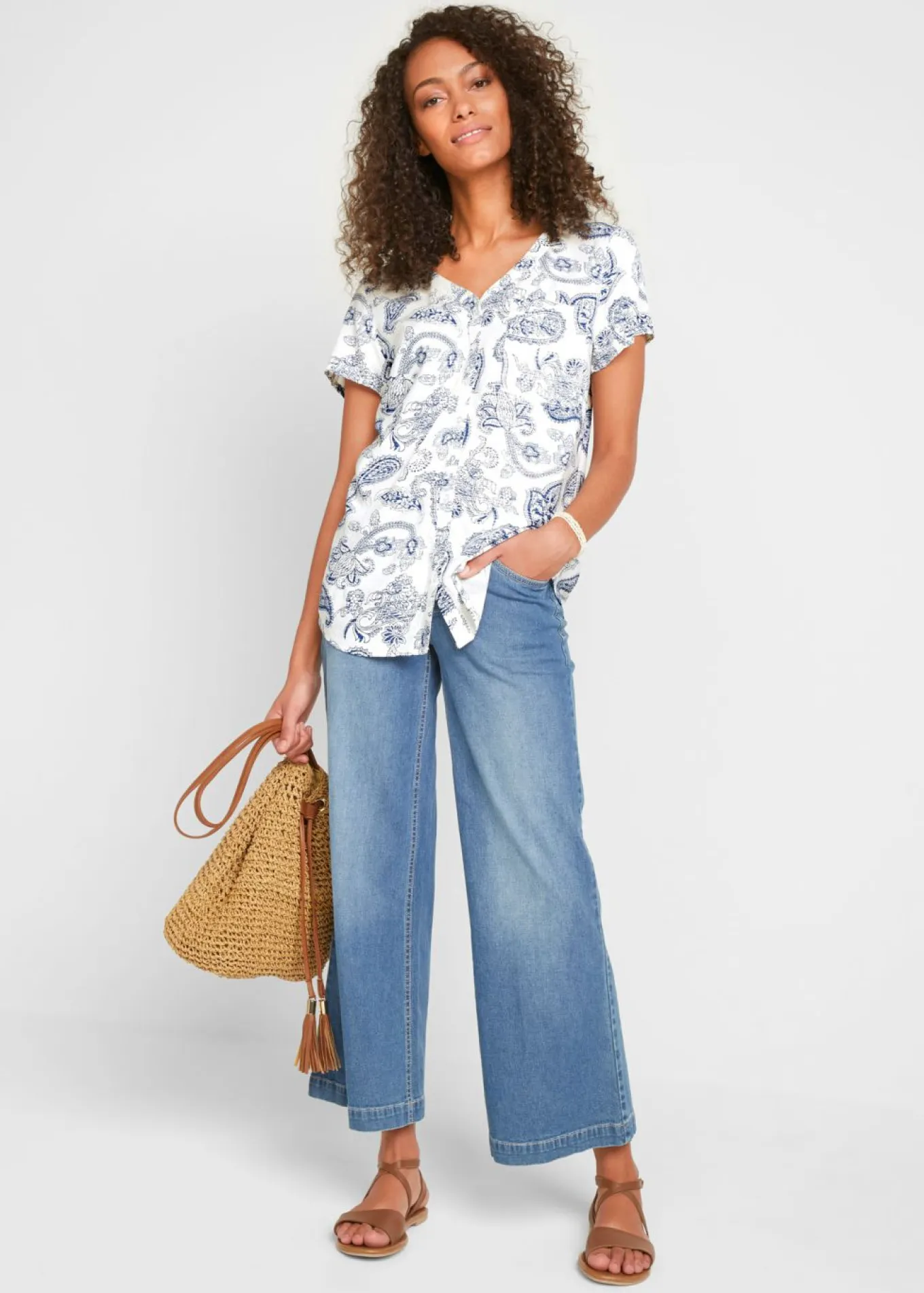 Blusa de manga corta