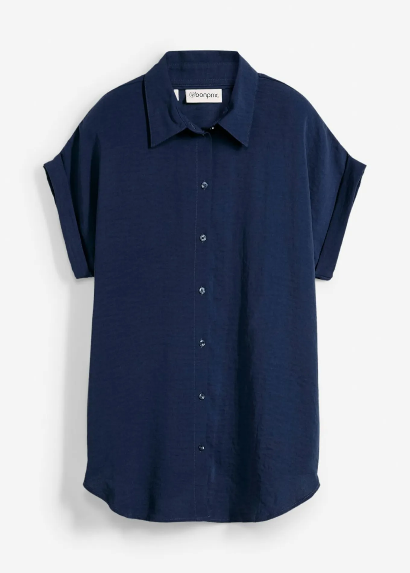 Blusa de manga corta con poliéster reciclado