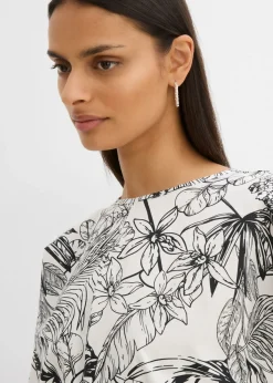 Blusa de manga corta de algodón puro