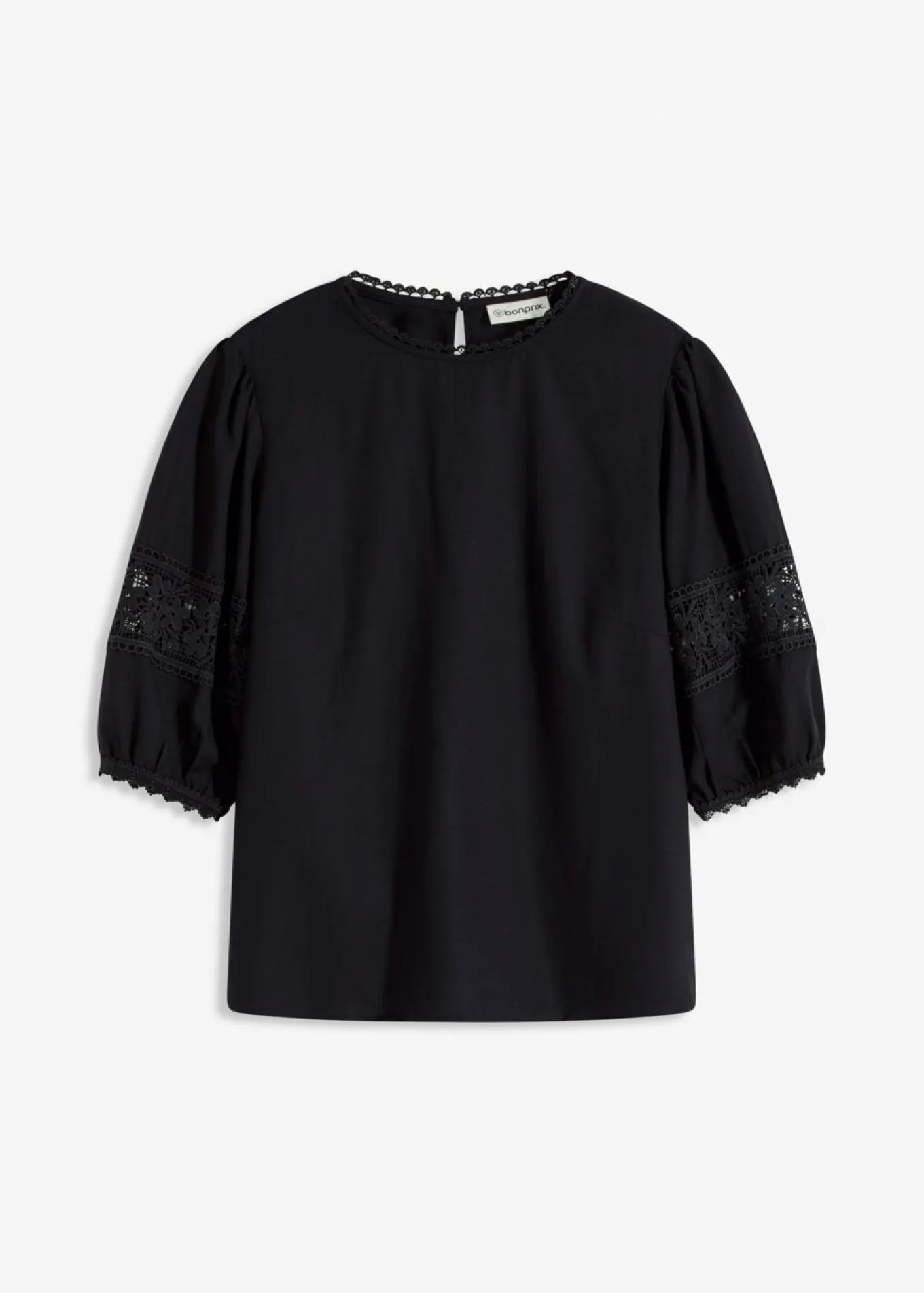 Blusa de manga corta de lino