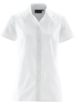 Blusa de manga corta de popelín
