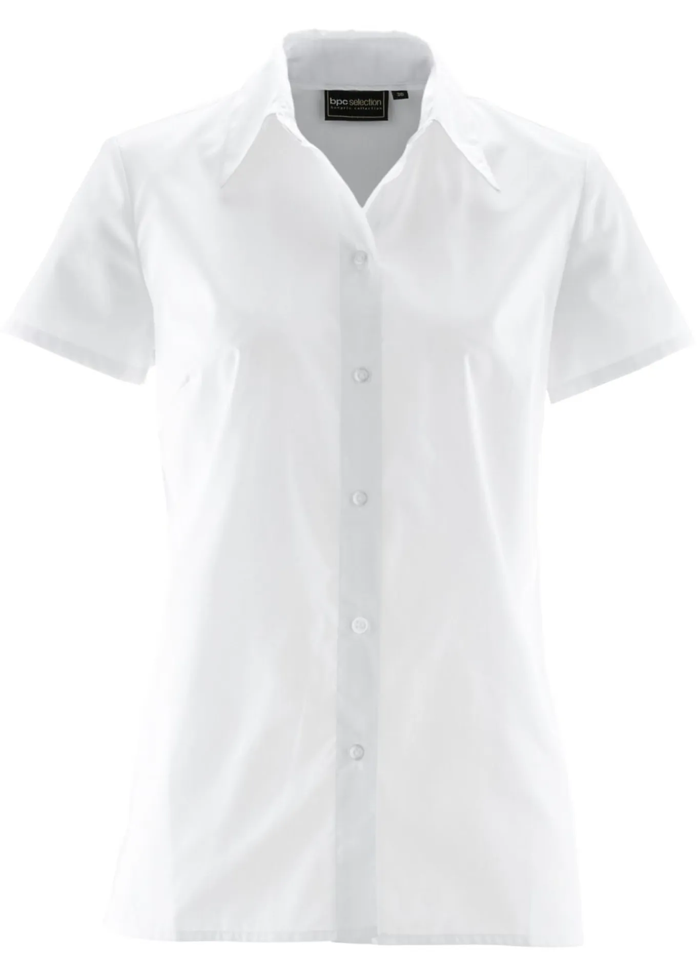Blusa de manga corta de popelín