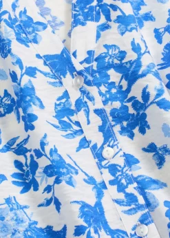Blusa de manga corta de suave mezcla de viscosa