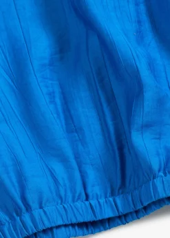 Blusa de manga corta de suave mezcla de viscosa
