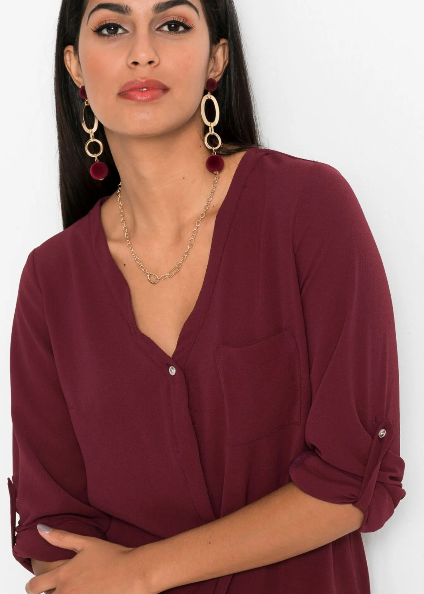 Blusa de manga larga