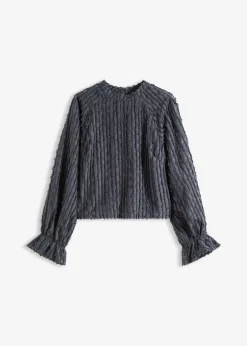 Blusa de material estructurado