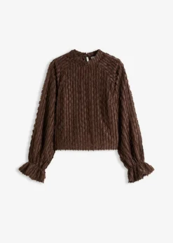 Blusa de material estructurado