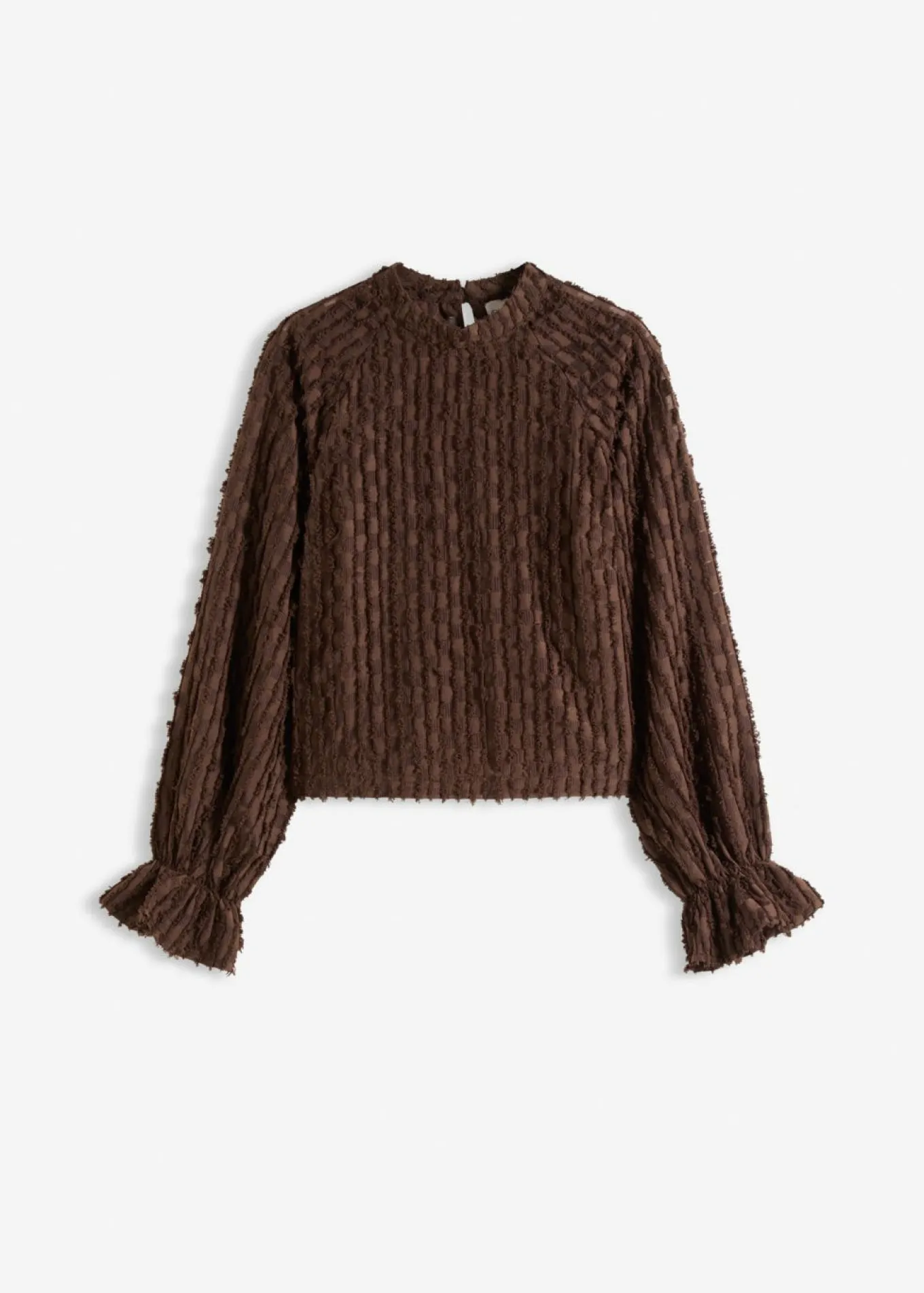 Blusa de material estructurado