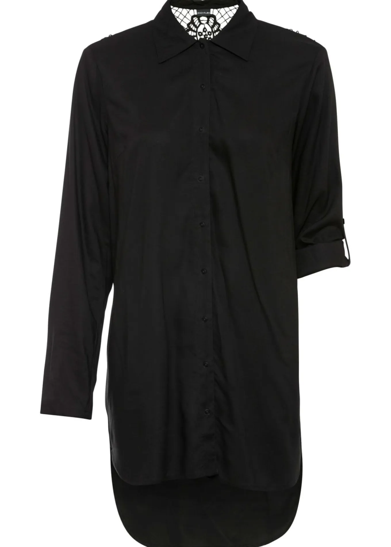 Blusa de mezcla de algodón y viscosa
