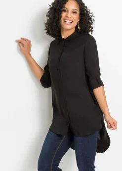 Blusa de mezcla de algodón y viscosa