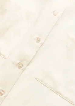 Blusa de mezcla de lyocell fluido