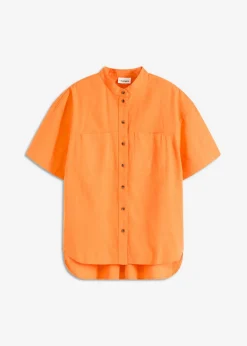 Blusa de mezcla de viscosa fina
