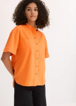 Blusa de mezcla de viscosa fina