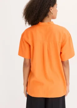 Blusa de mezcla de viscosa fina