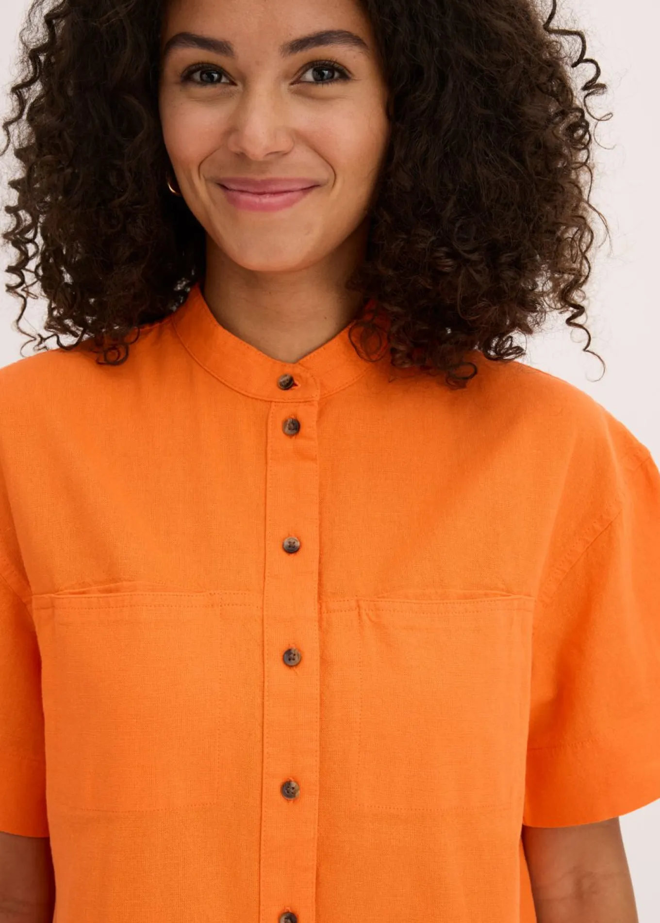 Blusa de mezcla de viscosa fina