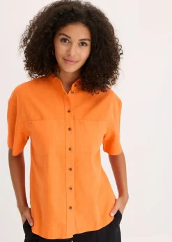 Blusa de mezcla de viscosa fina