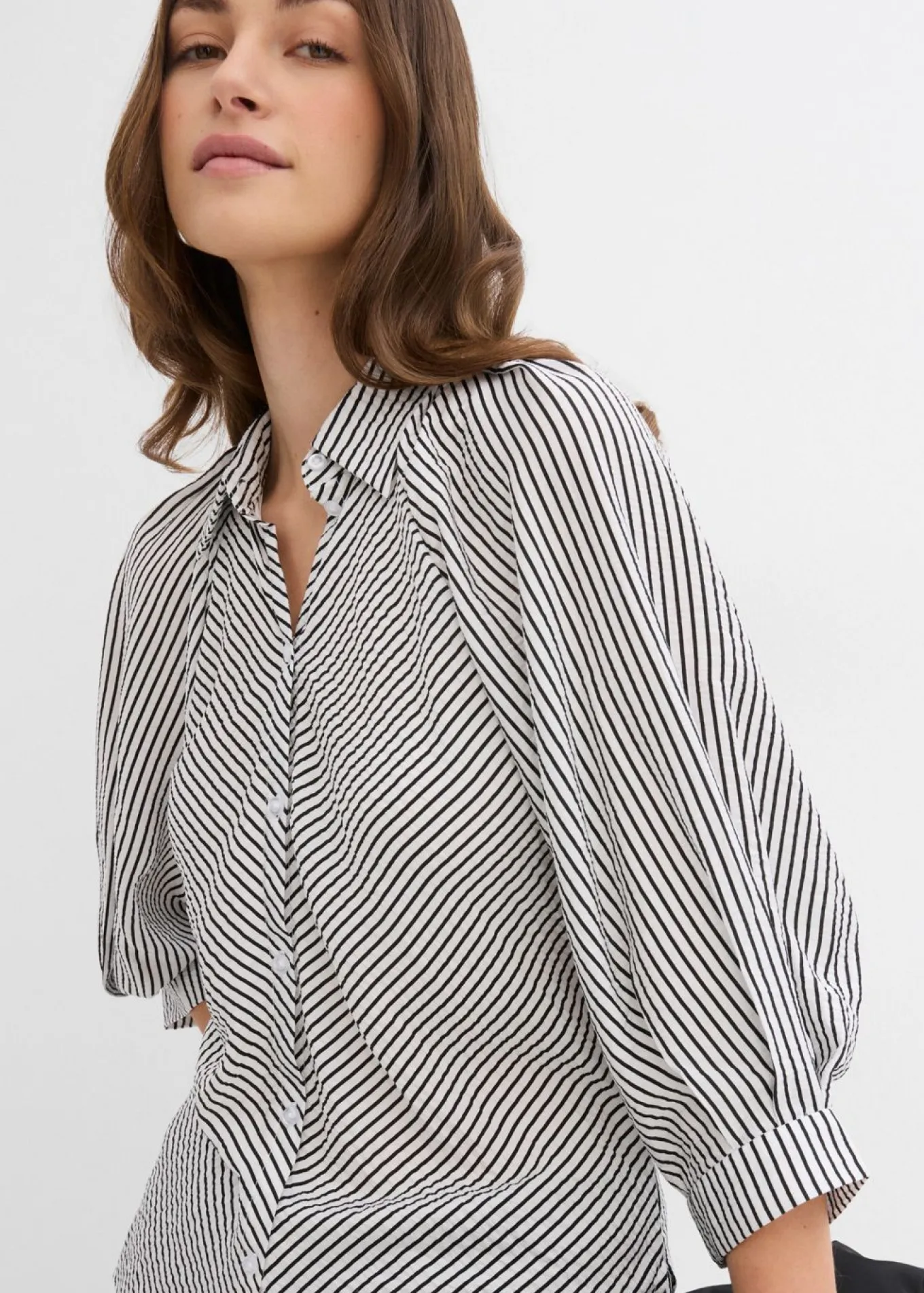 Blusa de mezcla de viscosa fluida