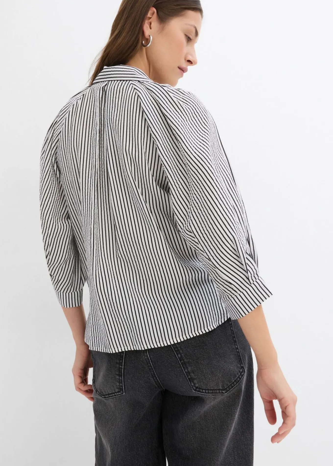 Blusa de mezcla de viscosa fluida