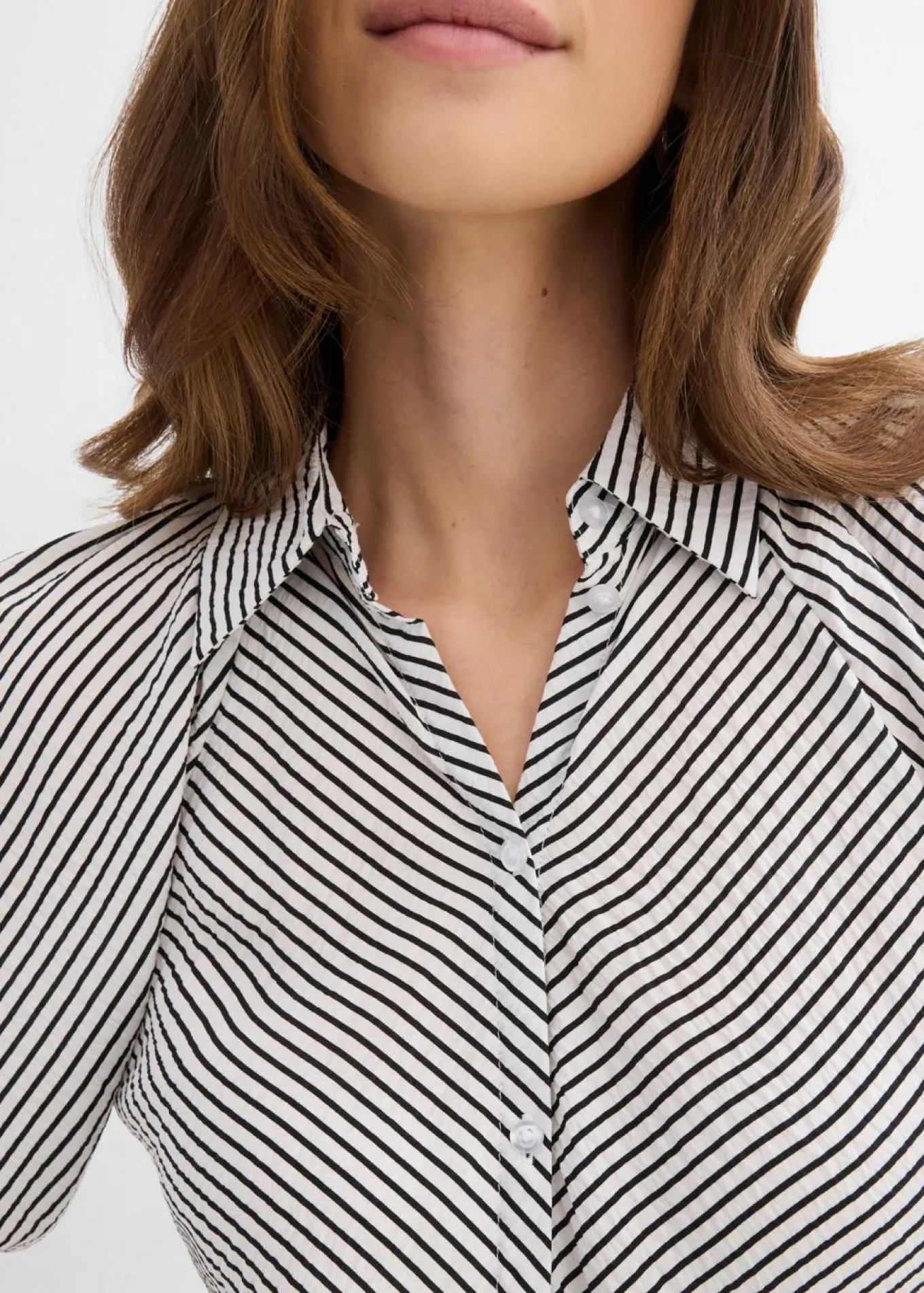 Blusa de mezcla de viscosa fluida
