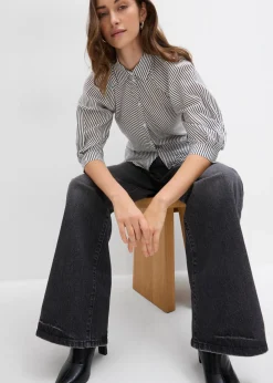 Blusa de mezcla de viscosa fluida