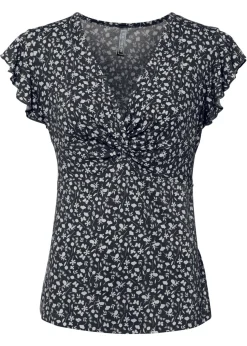 Blusa de mezcla de viscosa